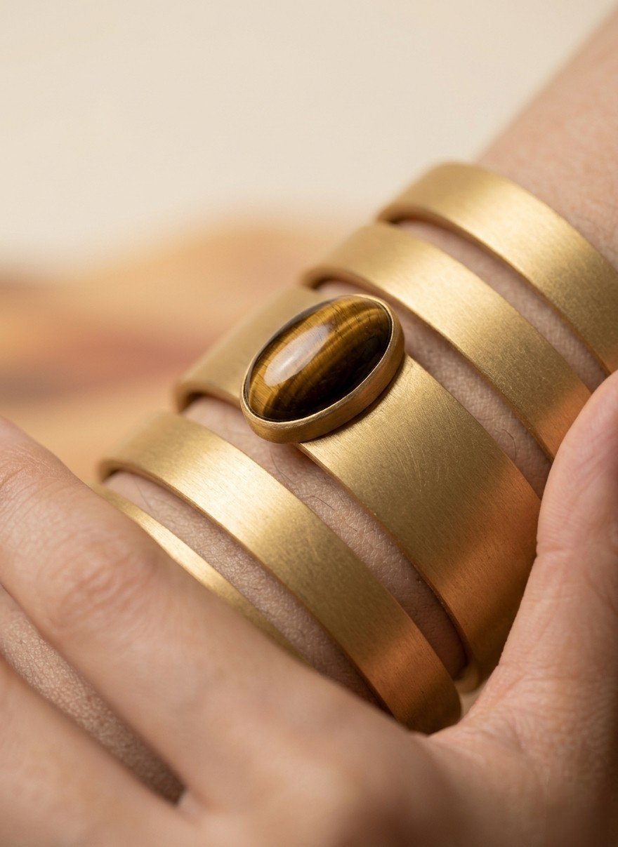Bracelete Gaia - Olho de Tigre