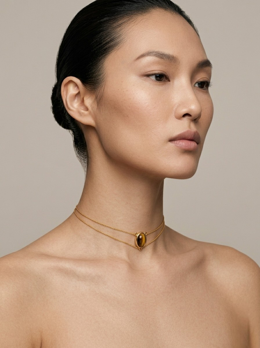 Choker Alice - Olho de Tigre