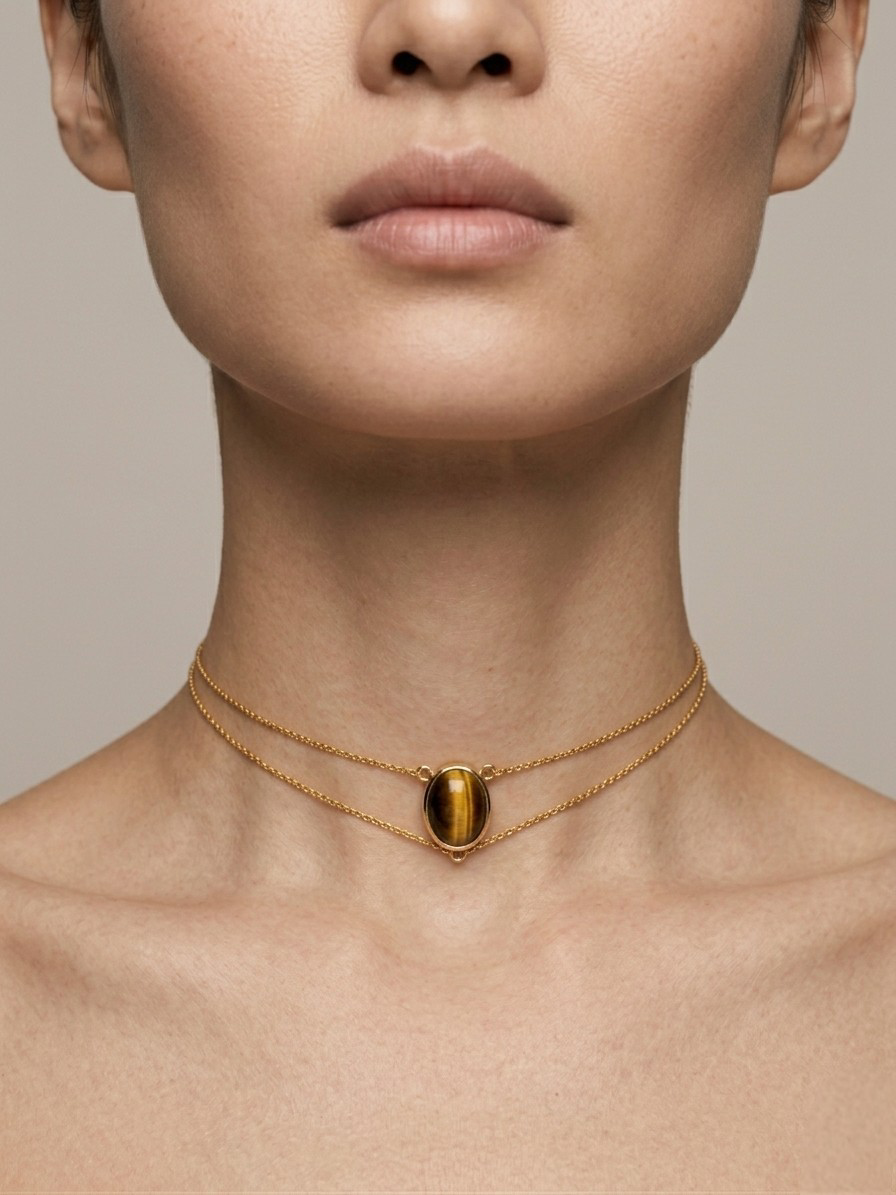 Choker Alice - Olho de Tigre