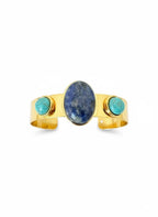 Bracelete Sagrado - Lazurita com Turquesa