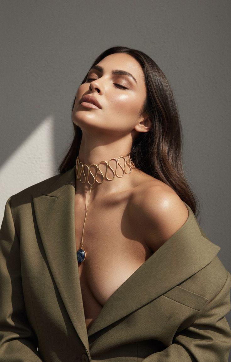 CHOKER Cobra Lazurita