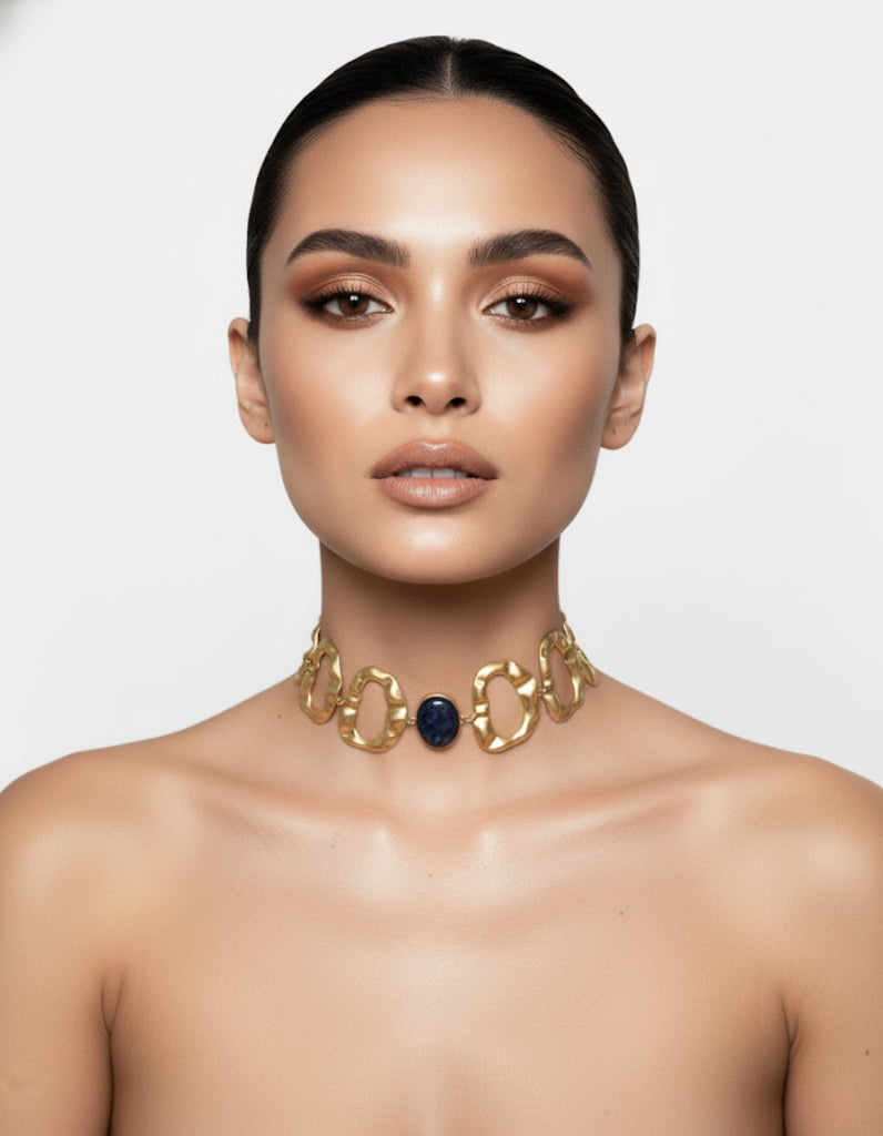 Choker Fênix - Lazurita