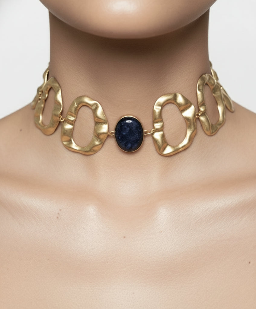 Choker Fênix - Lazurita