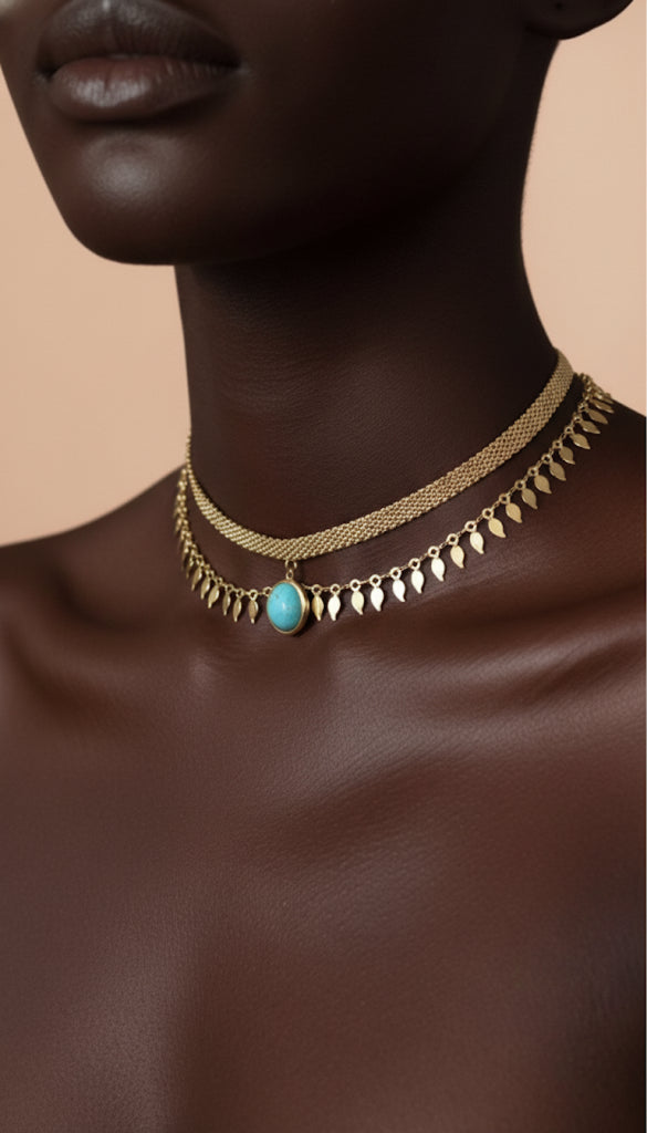 Choker Lux - Turquesa