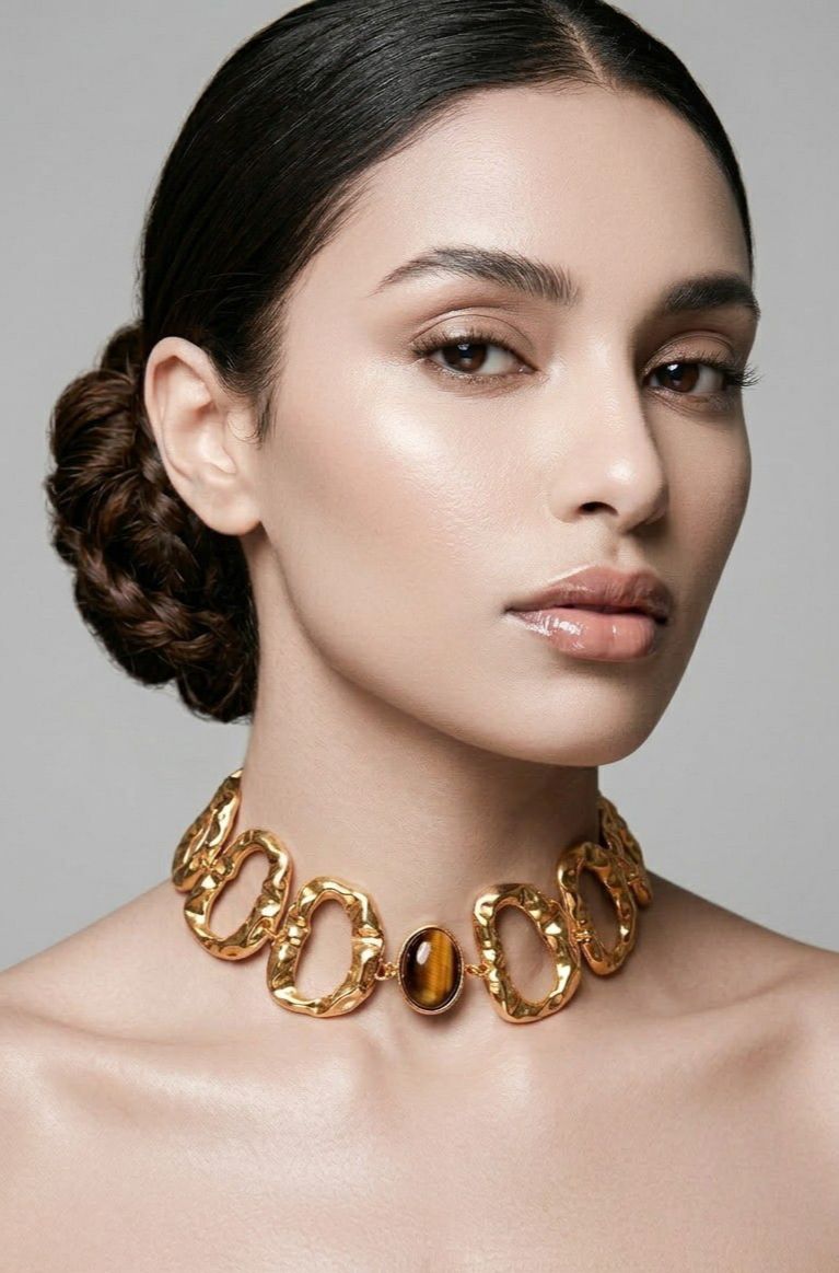 Choker Fênix - Olho de Tigre