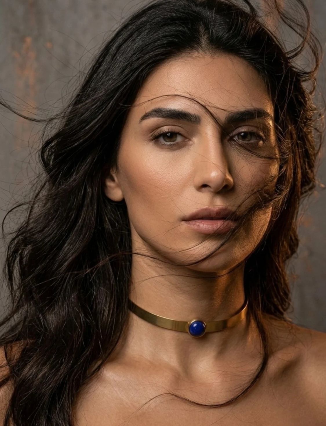 Choker Mimas - Lazurita